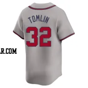 Josh Tomlin Youth Atlanta Braves Gray Limited Away Jersey