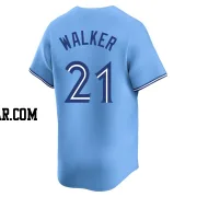 Josh Walker Men's Toronto Blue Jays Blue Limited Powder Alternate Jersey