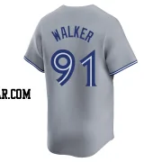 Josh Walker Men's Toronto Blue Jays Gray Limited Away Jersey