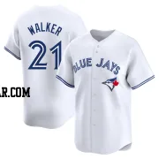 Josh Walker Men's Toronto Blue Jays White Limited Home Jersey