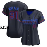 Josh Walker Women's Toronto Blue Jays Black Limited 2024 City Connect Jersey