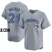Josh Walker Youth Toronto Blue Jays Gray Limited Away Jersey