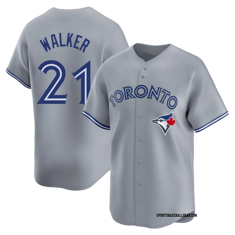 Josh Walker Youth Toronto Blue Jays Gray Limited Away Jersey