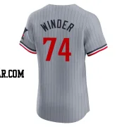 Josh Winder Men's Minnesota Twins Gray Elite Road Jersey