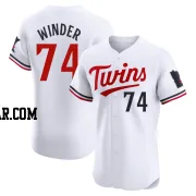Josh Winder Men's Minnesota Twins White Elite Home Jersey