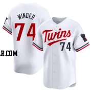 Josh Winder Men's Minnesota Twins White Limited Home Jersey