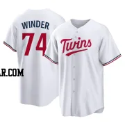 Josh Winder Youth Minnesota Twins White Replica Home Jersey