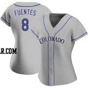 Joshua Fuentes Women's Colorado Rockies Gray Replica Road Jersey