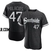 Joshua Palacios Men's Chicago White Sox Black Authentic 2021 City Connect Jersey
