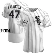 Joshua Palacios Men's Chicago White Sox White Authentic Home Jersey