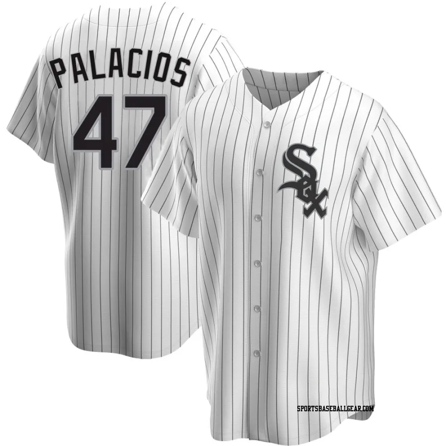 Joshua Palacios Men's Chicago White Sox White Replica Home Jersey