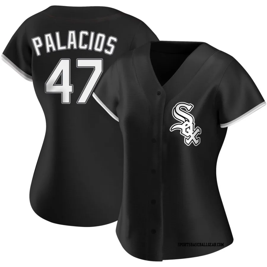 Joshua Palacios Women's Chicago White Sox Black Authentic Alternate Jersey