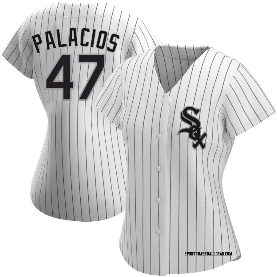 Joshua Palacios Women's Chicago White Sox White Authentic Home Jersey