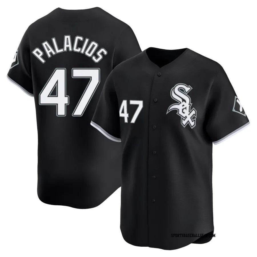 Joshua Palacios Youth Chicago White Sox Black Limited Alternate Jersey