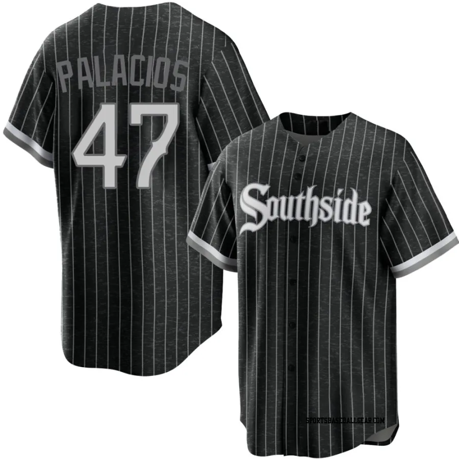Joshua Palacios Youth Chicago White Sox Black Replica 2021 City Connect Jersey
