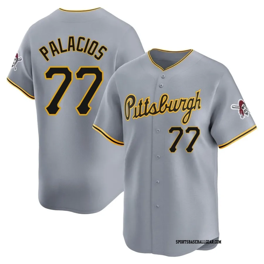 Joshua Palacios Youth Pittsburgh Pirates Gray Limited Away Jersey