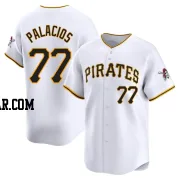 Joshua Palacios Youth Pittsburgh Pirates White Limited Home Jersey
