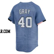 Josiah Gray Men's Washington Nationals Blue Limited 2025 City Connect Jersey