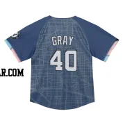 Josiah Gray Men's Washington Nationals Blue Limited Infant 2025 City Connect Jersey