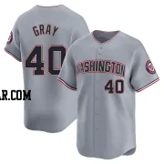 Josiah Gray Youth Washington Nationals Gray Limited Road Jersey