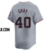Josiah Gray Youth Washington Nationals Gray Limited Road Jersey