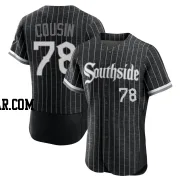 Josimar Cousin Men's Chicago White Sox Black Authentic 2021 City Connect Jersey