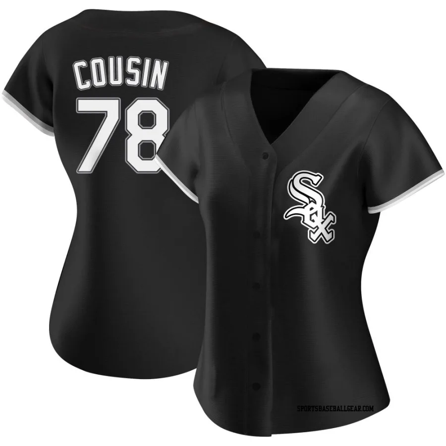 Josimar Cousin Women's Chicago White Sox Black Replica Alternate Jersey