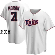 Jovani Moran Men's Minnesota Twins White Replica Home Jersey