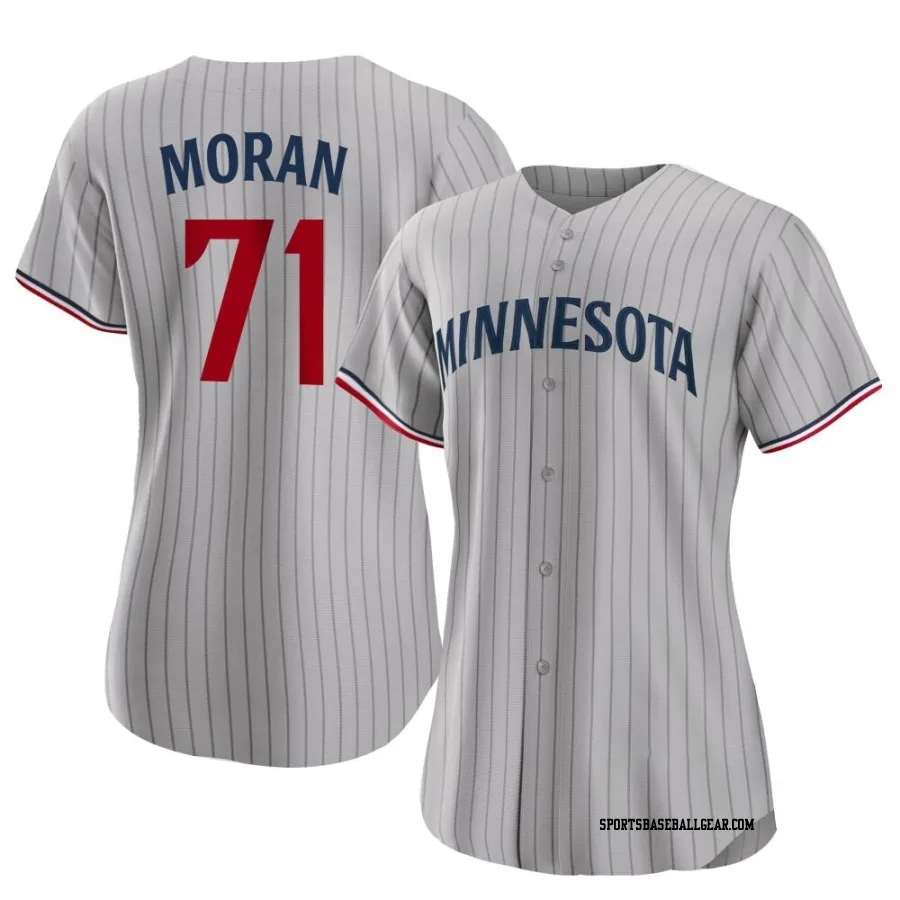 Jovani Moran Women's Minnesota Twins Gray Replica Road Jersey
