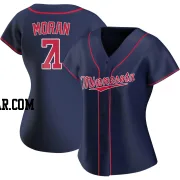 Jovani Moran Women's Minnesota Twins Navy Replica Alternate Team Jersey