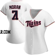 Jovani Moran Women's Minnesota Twins White Replica Home Jersey