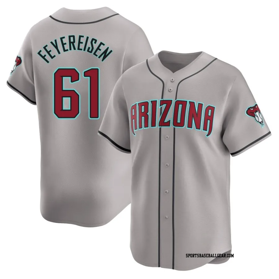 J.P. Feyereisen Youth Arizona Diamondbacks Gray Limited Away Jersey