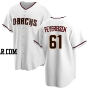 J.P. Feyereisen Youth Arizona Diamondbacks White Replica Home Jersey