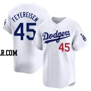 J.P. Feyereisen Youth Los Angeles Dodgers White Limited Home Jersey