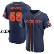 J.P. France Men's Houston Astros Navy Authentic 2022 City Connect Jersey