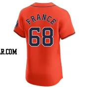 J.P. France Men's Houston Astros Orange Elite Alternate Vapor Premier Jersey