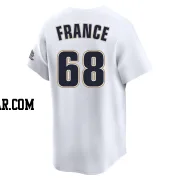 J.P. France Youth Houston Astros White Limited Throwback Cooperstown Collection Jersey