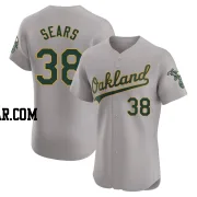 JP Sears Men's Oakland Athletics Gray Elite Road Jersey