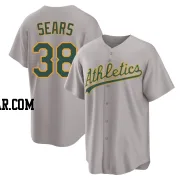 JP Sears Men's Oakland Athletics Gray Replica Away 2.0 Jersey