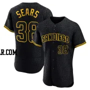 JP Sears Men's San Diego Padres Black Authentic Snake Skin City Jersey