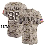 JP Sears Men's San Diego Padres Camo Elite Alternate Vapor Premier Jersey