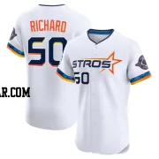 J.R. Richard Men's Houston Astros White Elite 2025 City Connect Jersey