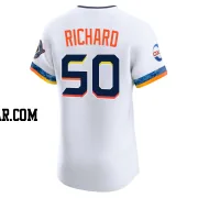 J.R. Richard Men's Houston Astros White Elite 2025 City Connect Jersey