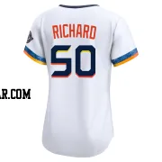 J.R. Richard Women's Houston Astros White Limited 2025 City Connect Jersey