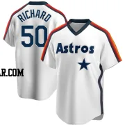 J.R. Richard Youth Houston Astros White Replica Home Cooperstown Collection Team Jersey