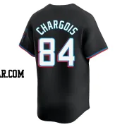 JT Chargois Men's Miami Marlins Black Limited Alternate Jersey