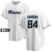 JT Chargois Youth Miami Marlins White Replica Home Jersey