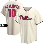 J.T. Realmuto Men's Philadelphia Phillies Cream Replica Alternate Jersey