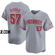 JT Riddle Youth Cincinnati Reds Gray Limited Away Jersey