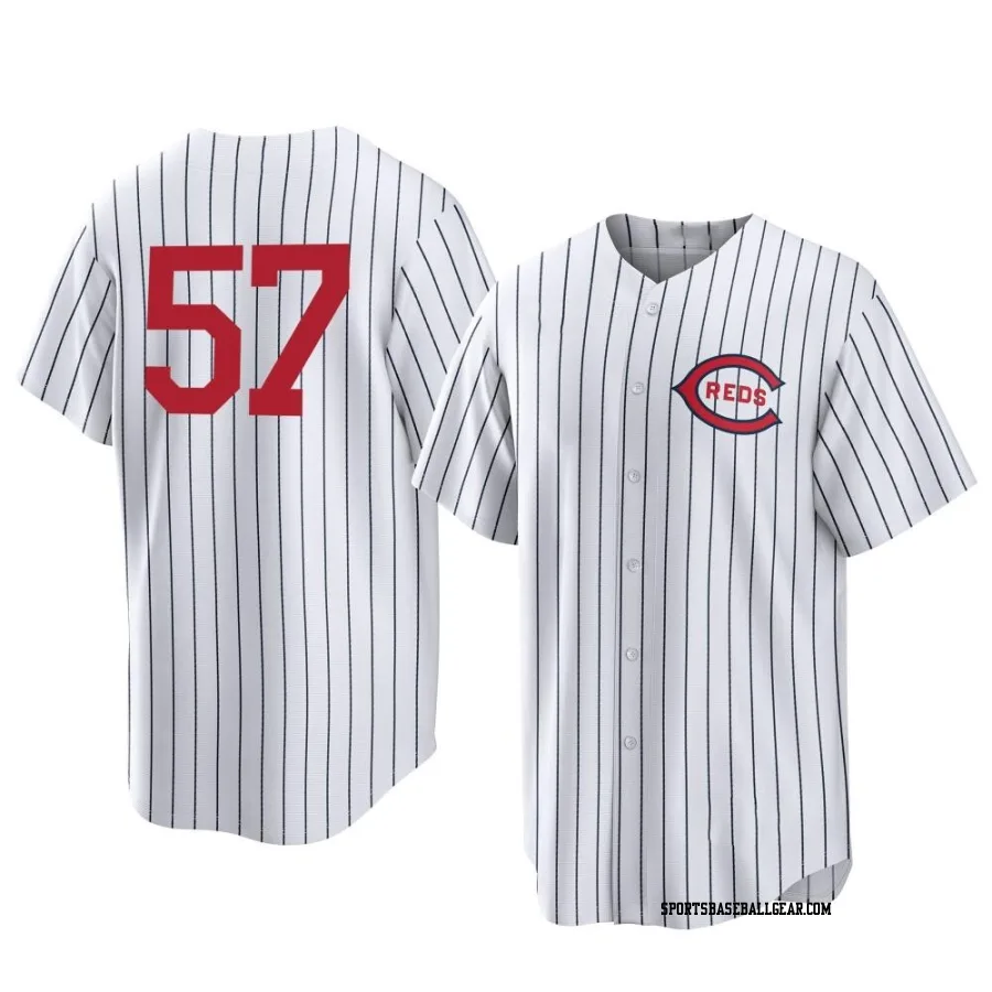 JT Riddle Youth Cincinnati Reds White Replica 2022 Field Of Dreams Jersey